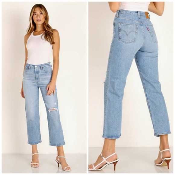 Levi's Denim - Levi's Premium RIBCAGE STRAIGHT ANKLE JEAN SIZE 31